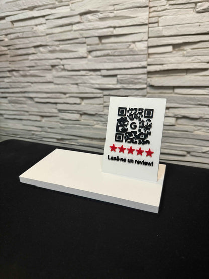 Stand mare cu placă personalizată + Personalizare 2 secțiuni - Crafio.