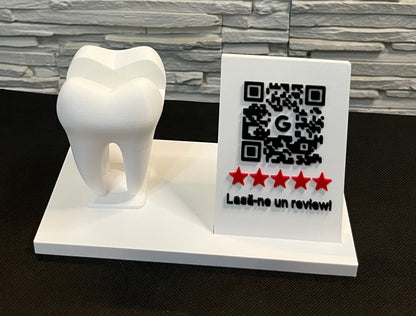 Suport Personalizat pentru Recepție Stomatologică – Placă Personalizată & Figurină Tematică - Crafio.